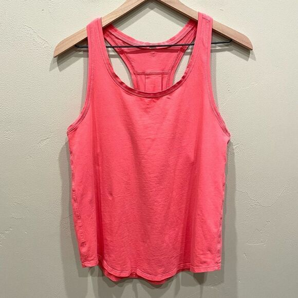Lululemon Pink Racerback Tank Top - Size: 6 - Picture 1 of 9